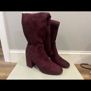 Mark Fisher Knee High boots in Maroon